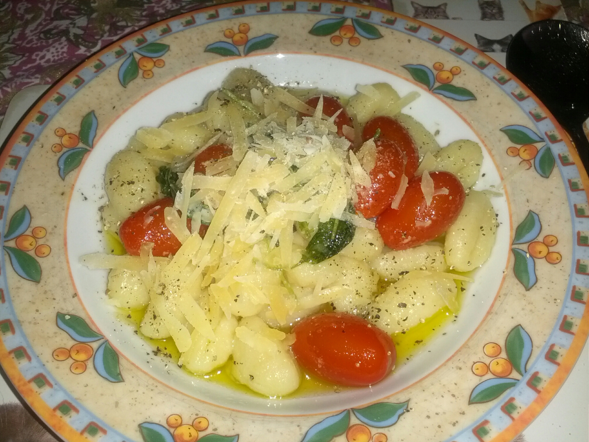 Gnocchi mit Tomaten | Essen Tagebuch mit Bild | Mampf-mit