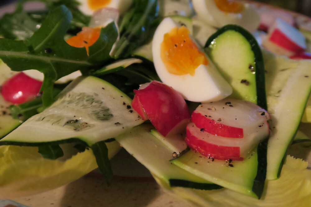 Knackiger Radieschen Chicorée Salat | Essen Tagebuch mit Bild | Mampf-mit