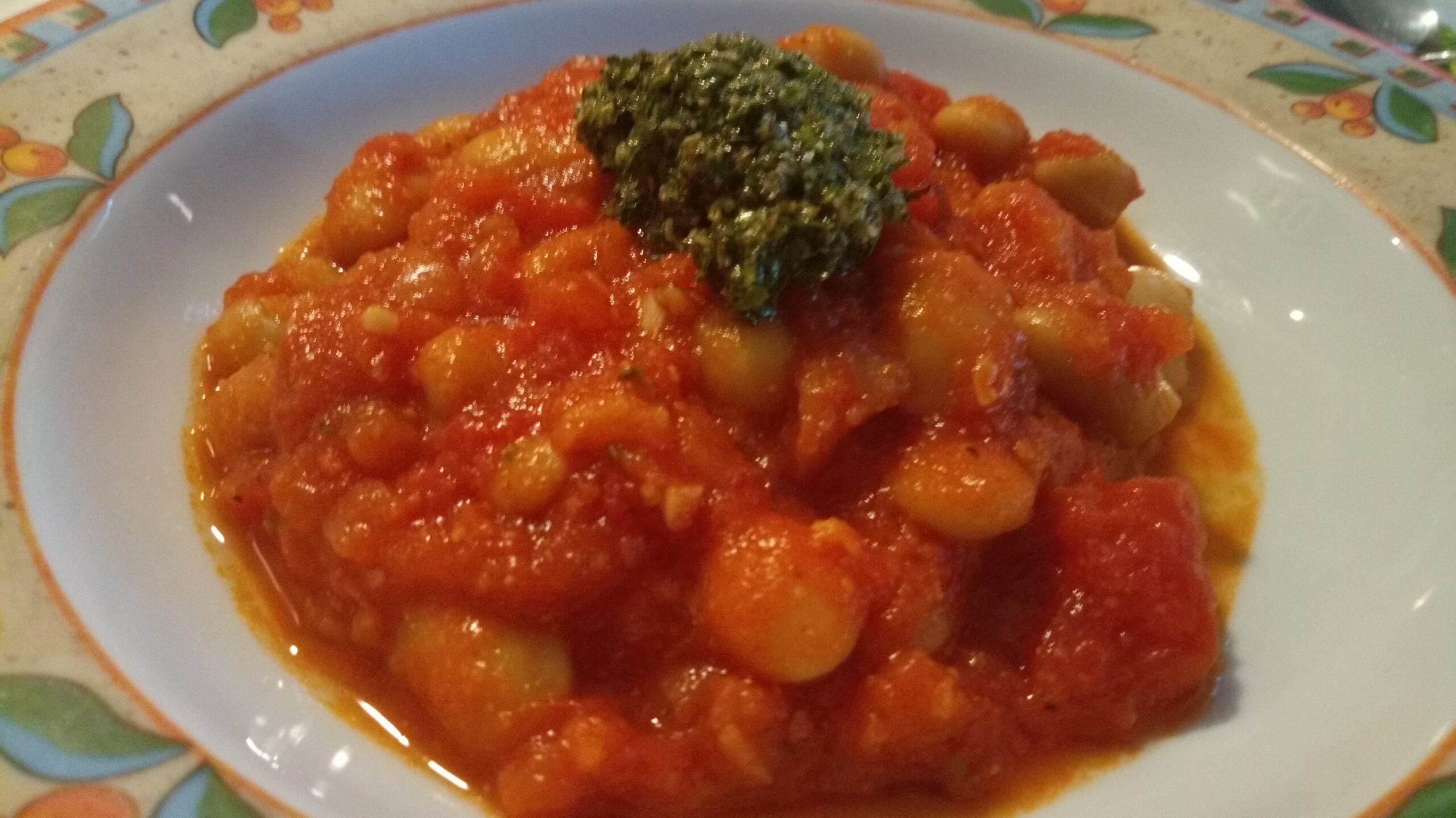 Bohnen Tomaten Eintopf mit Pesto | Essen Tagebuch mit Bild | Mampf-mit